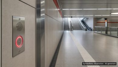 KI-generiertes Symbolfoto zu Körperverletzung / Festnahme bei Nürnberg, U-Bahn-Haltestelle Weißer Turm