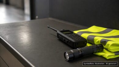 KI-generiertes Symbolfoto zu Polizeieinsatz bei Nürnberg, Vordere Sterngasse