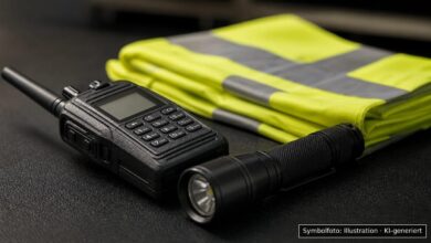 KI-generiertes Symbolfoto zu Polizeiwarnung / Betrugsprävention bei Oberfranken