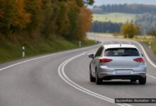KI-generiertes Symbolfoto zu Verkehrsunfall bei Ofterschwang, B19 zwischen der Abfahrt Sigishofen und dem „Alten Berg“
