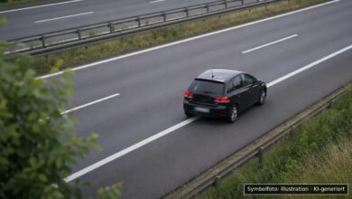 KI-generiertes Symbolfoto zu Verkehrsunfall bei Trunkelsberg