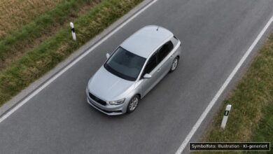 KI-generiertes Symbolfoto zu Unfallflucht bei Staatsstraße 2025 zwischen Burtenbach und Jettingen