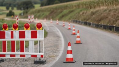KI-generiertes Symbolfoto zu Straßenbau / Radwegebau bei Balzhausen