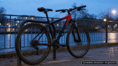 KI-generiertes Symbolfoto zu Fahrraddiebstahl bei Rain, Feldheimer Straße