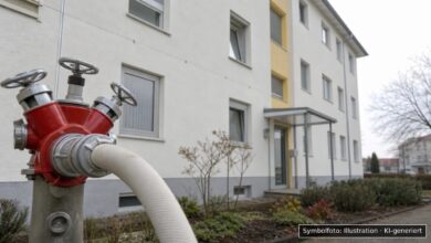 KI-generiertes Symbolfoto zu Brand bei Nördlingen