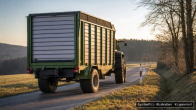 KI-generiertes Symbolfoto zu Verkehrsunfall bei Rettenbach am Auerberg