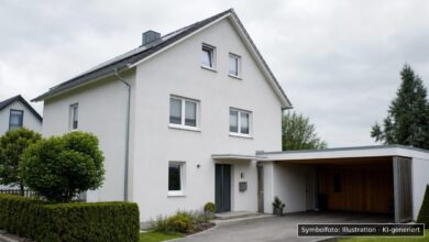 KI-generiertes Symbolfoto zu Brand bei Sachsen b. Ansbach