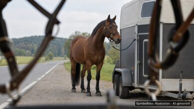KI-generiertes Symbolfoto zu Verkehrsunfall bei Schäftlarn, Staatsstraße 2071
