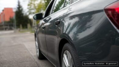 KI-generiertes Symbolfoto zu Verkehrsunfall bei Schwabing-Freimann, München