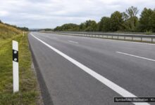 KI-generiertes Symbolfoto zu Verkehrsunfall mit Tier bei A96 bei Mindelheim