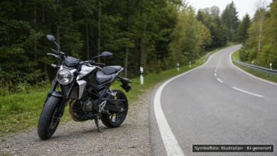 KI-generiertes Symbolfoto zu Verkehrsunfall bei Jochpass, Bad Hindelang