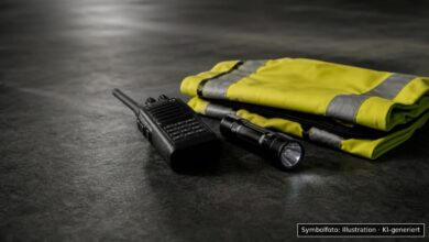 KI-generiertes Symbolfoto zu Polizeieinsatz / Verkehrskontrolle bei Sonthofen