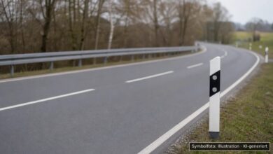 KI-generiertes Symbolfoto zu Unfallflucht bei Sonthofen, Richard-Wagner-Straße