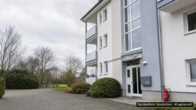 KI-generiertes Symbolfoto zu Rauchentwicklung / Feuerwehr- und Polizeieinsatz bei Sonthofen, Metzlerstraße