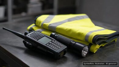 KI-generiertes Symbolfoto zu Geschwindigkeitskontrolle bei Aasrücken, Göppingen