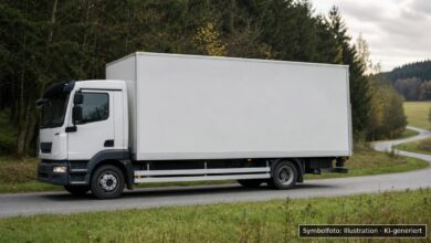 KI-generiertes Symbolfoto zu Verkehrsunfall bei Köttweinsdorf, Landkreis Bayreuth