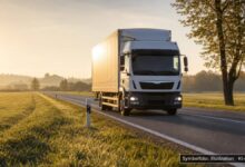 KI-generiertes Symbolfoto zu Verkehrsunfall bei Freilassing, B20 zwischen den Anschlussstellen Freilassing Mitte und Nord