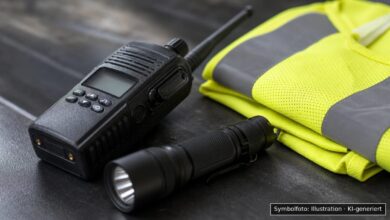 KI-generiertes Symbolfoto zu Polizeieinsatz bei Kempten