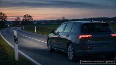 KI-generiertes Symbolfoto zu Verkehrsunfall bei Waal