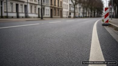 KI-generiertes Symbolfoto zu Verkehrskontrolle bei Ulm, Neue Straße
