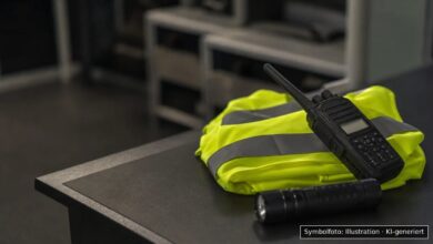 KI-generiertes Symbolfoto zu Polizeieinsatz bei Versammlungen bei Ulm, Innenstadt