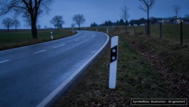 KI-generiertes Symbolfoto zu Verkehrsunfall bei Geisenried
