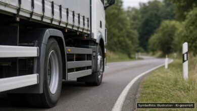 KI-generiertes Symbolfoto zu Verkehrsunfall bei L284 bei Ingoldingen