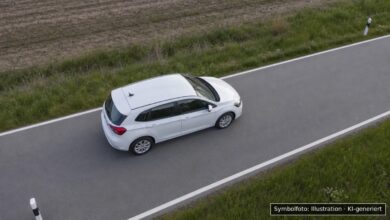 KI-generiertes Symbolfoto zu Verkehrsunfall bei L260 zwischen Berkheim und Bonlanden