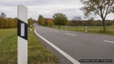 KI-generiertes Symbolfoto zu Verkehrsunfallflucht bei Memmingen, Buxheimer Straße