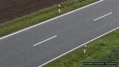 KI-generiertes Symbolfoto zu Verkehrsunfall mit Unfallflucht bei Höchstädt