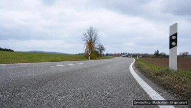 KI-generiertes Symbolfoto zu Verkehrsunfallflucht bei Weiler-Simmerberg