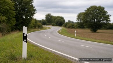 KI-generiertes Symbolfoto zu Verkehrskontrolle bei Buchloe