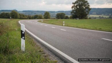 KI-generiertes Symbolfoto zu Verkehrskontrolle bei Lindl (Gemeinde Dasing)