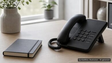 KI-generiertes Symbolfoto zu Telefonbetrug / Festnahme bei Vierkirchen