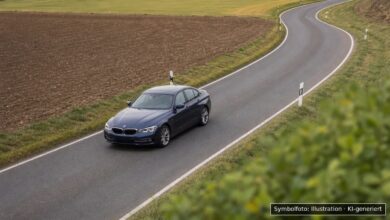 KI-generiertes Symbolfoto zu Verkehrsunfall bei Maselheim