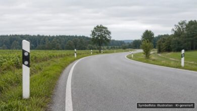 KI-generiertes Symbolfoto zu Verkehrsunfall bei Wechingen