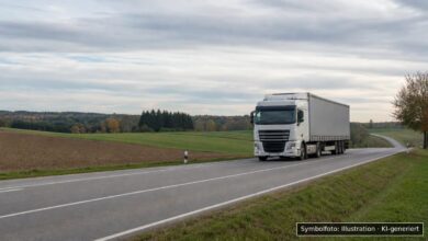 KI-generiertes Symbolfoto zu Verkehrsgefährdung unter Alkoholeinfluss bei Wemding