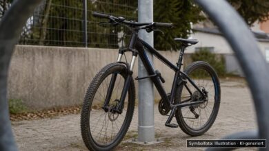 KI-generiertes Symbolfoto zu Fahrraddiebstahl bei Wertingen