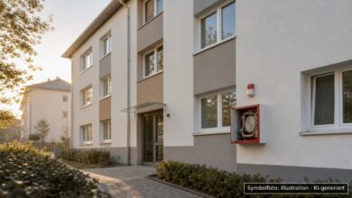 KI-generiertes Symbolfoto zu Wohnungsbrand bei Pasing, München