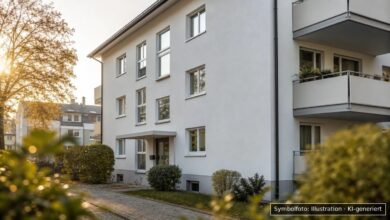 KI-generiertes Symbolfoto zu Wohnungsbrand mit Todesfall bei Rosenheim