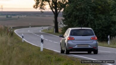 KI-generiertes Symbolfoto zu Verkehrskontrolle bei Wolfertschwenden