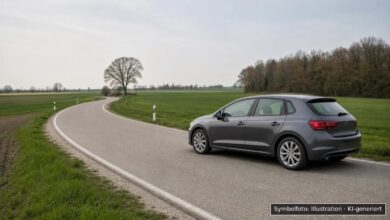 KI-generiertes Symbolfoto zu Verkehrskontrolle / Fahren ohne Fahrerlaubnis bei Woringen
