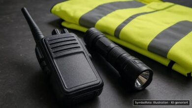 KI-generiertes Symbolfoto zu Polizeikontrolle bei B308 bei Stein