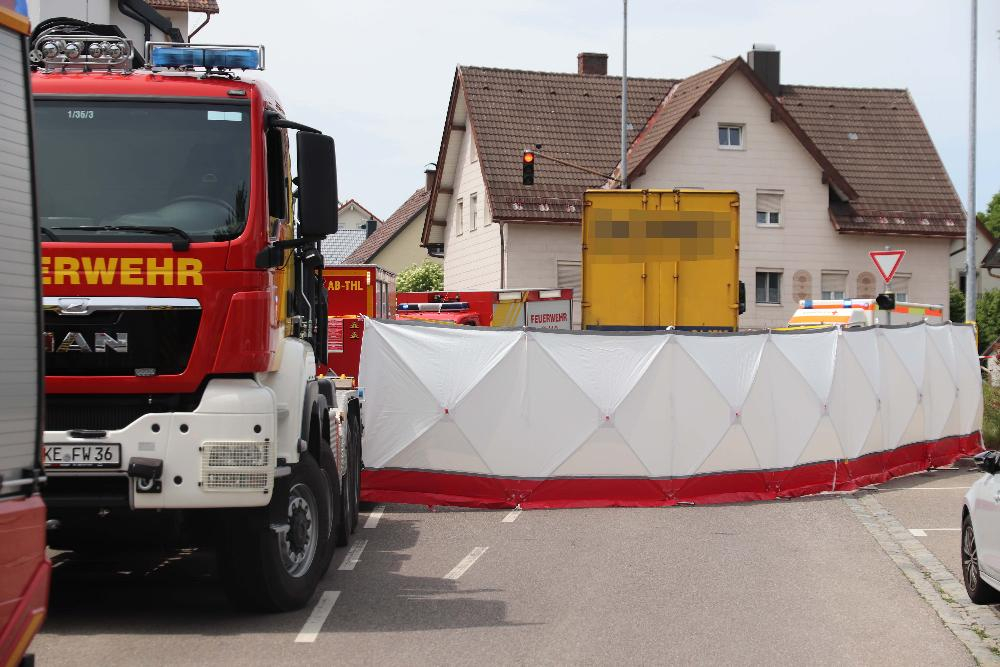 Frau überrollt Kempten