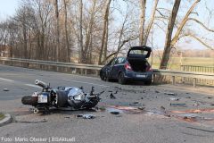 Unfall Premach Motorrad Pkw 25032022 21