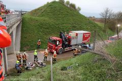 Unfall A8 Burgau - Günzburg 24042022 24