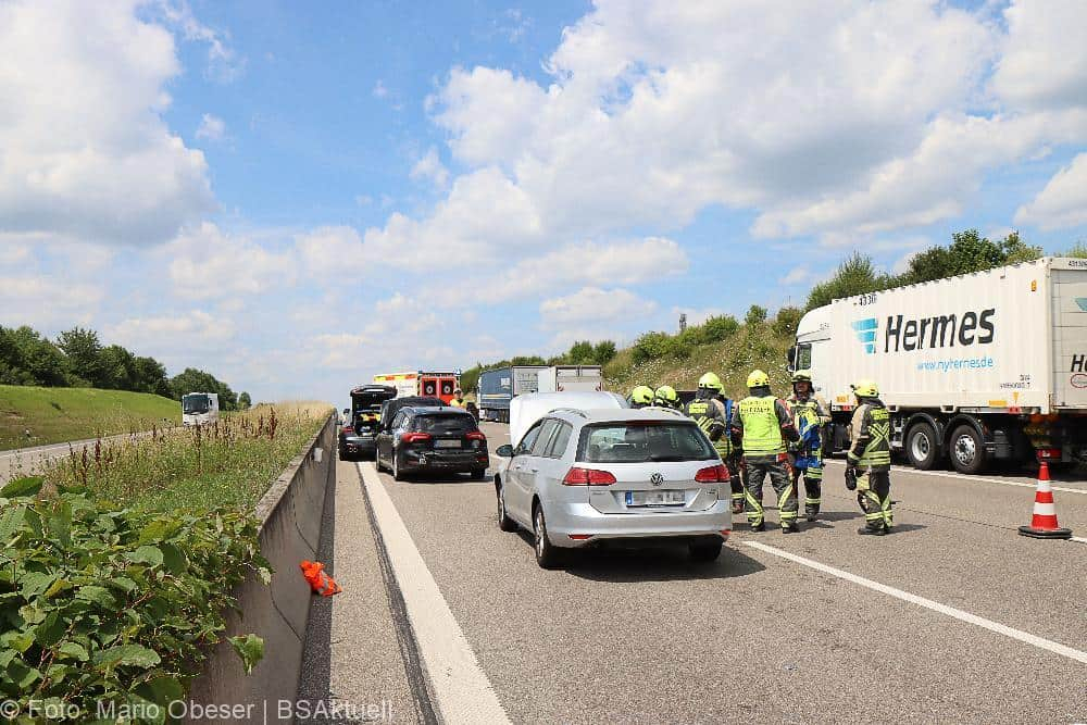 Unfall A8 GZ-Leipheim 06072022