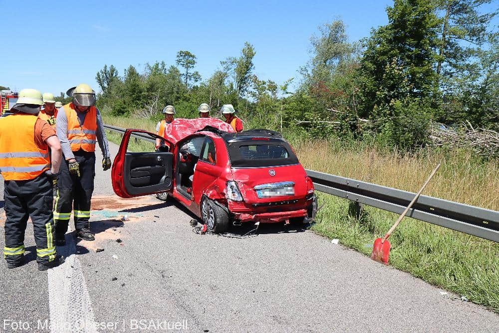 Unfall B28 Senden 03072022