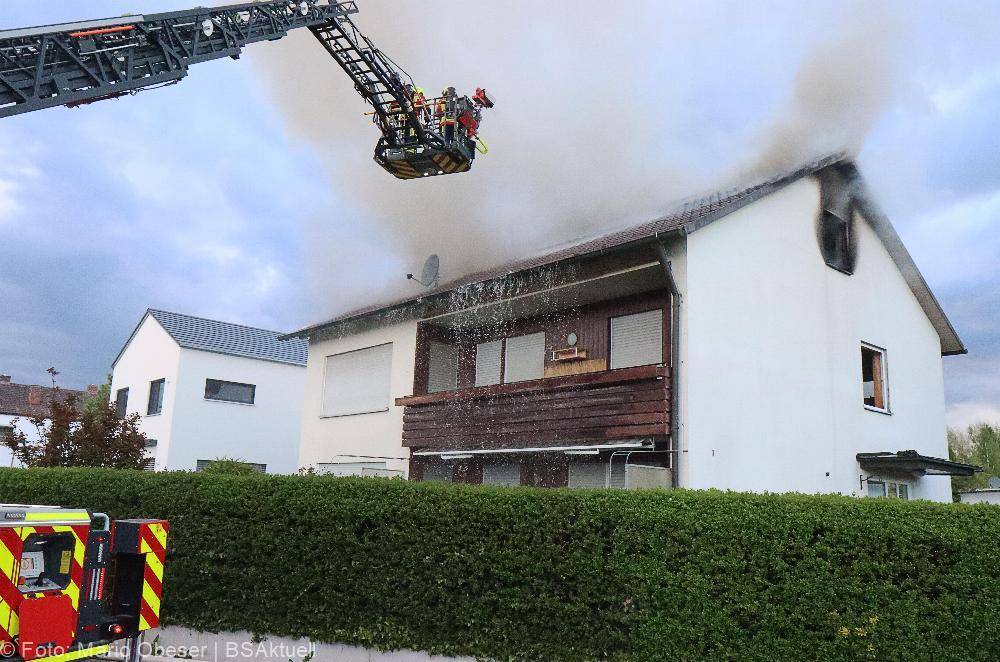 Brand Dachgeschosswohnung Offingen