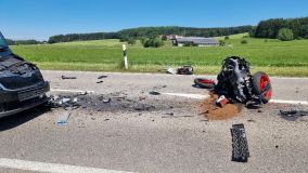 Ottobeuren Motorradunfall 12062022 2a